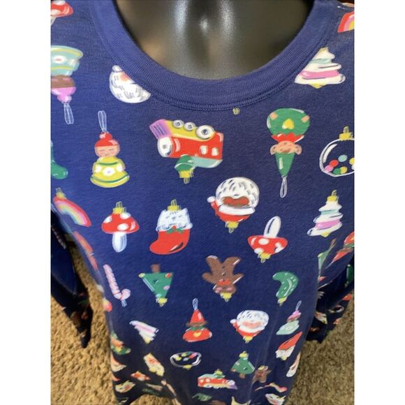 Hanna Andersson Heirloom Ornaments Long John Pajama Top Size Large - Picture 3 of 6